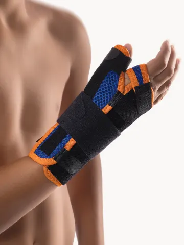 Handgelenksorthesen mit Daumenfixierung zur Immobilisierung