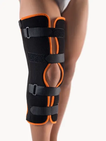 Knieorthesen zur Immobilisierung, gerade